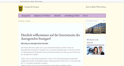 Desktop Screenshot of amtsgericht-stuttgart.de