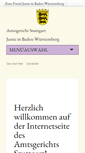 Mobile Screenshot of amtsgericht-stuttgart.de